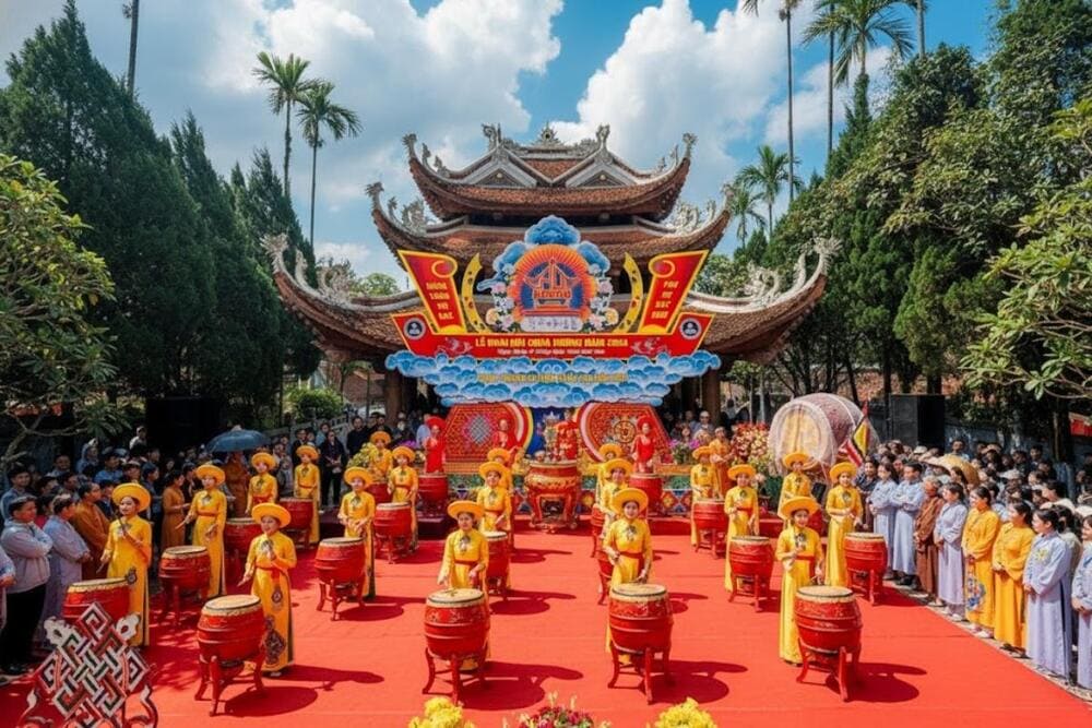 Lễ khai hội chùa Hương diễn ra trong không khí nô nức